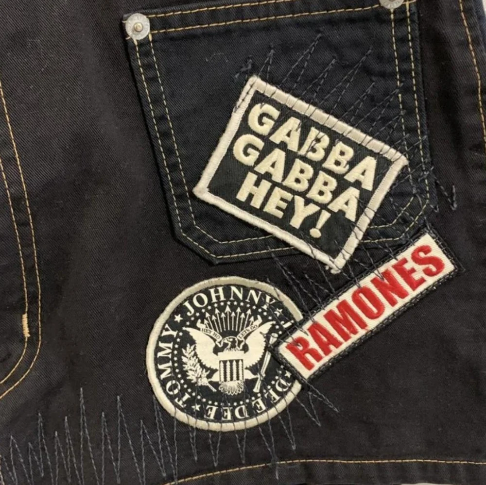 Vintage Hysteric Glamour Patch Skirt - Picture 2 of 3